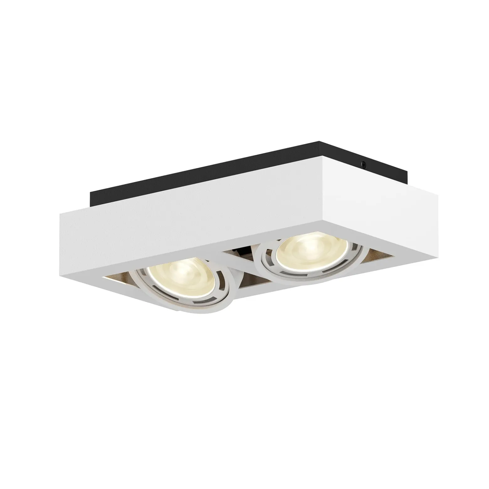 Arcchio Deckenstrahler Ronka, 34 cm, 2-flammig, weiß, GU10