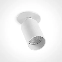 Arcchio Einbaustrahler Davin, weiß, Zylinder, 2er-Set