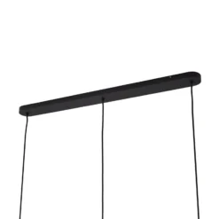 Arcchio Hängelampe Cosmina, 3-flammig, Länge 90 cm, schwarz