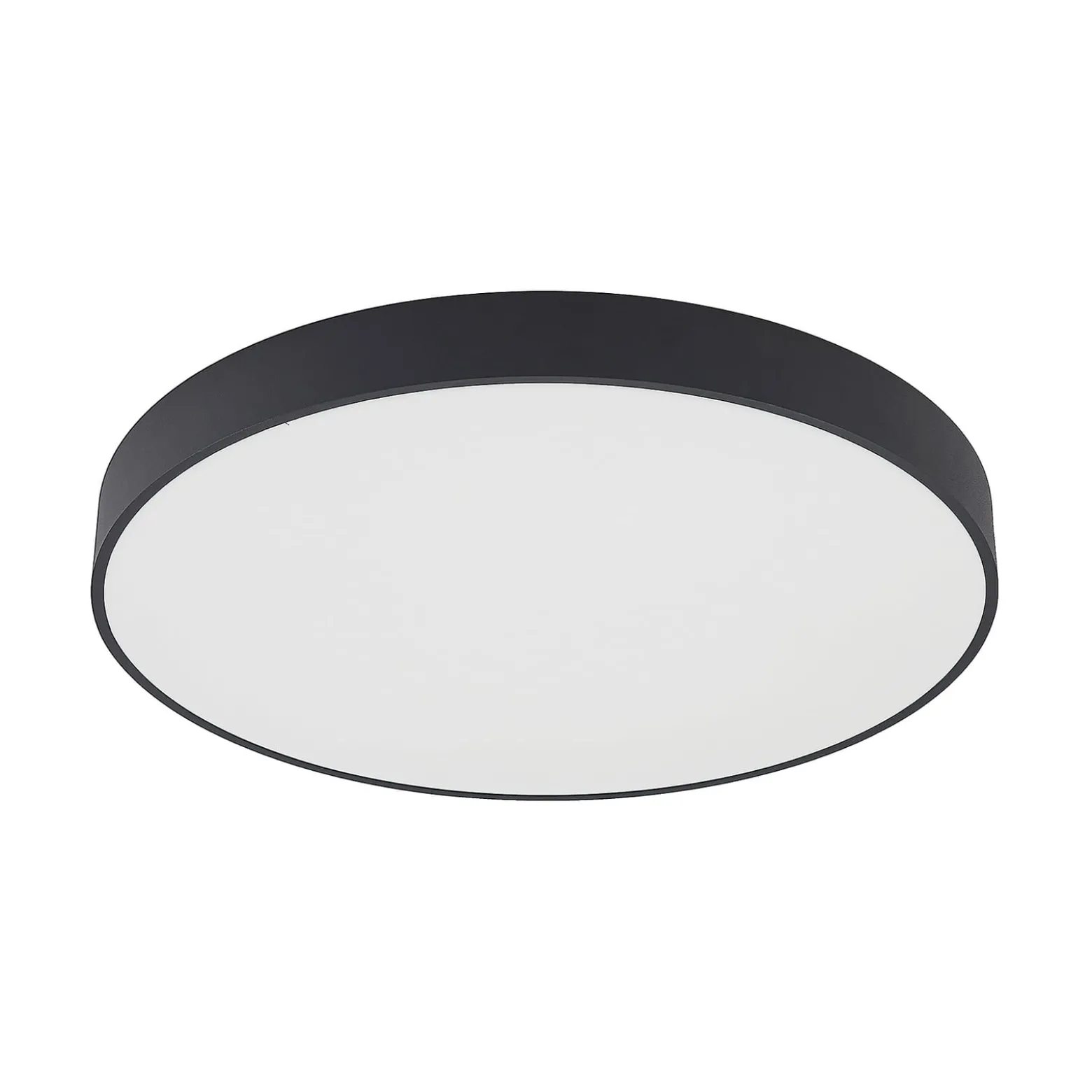 Arcchio LED-Deckenlampe Vanida, schwarz, Ø 60 cm, up/down