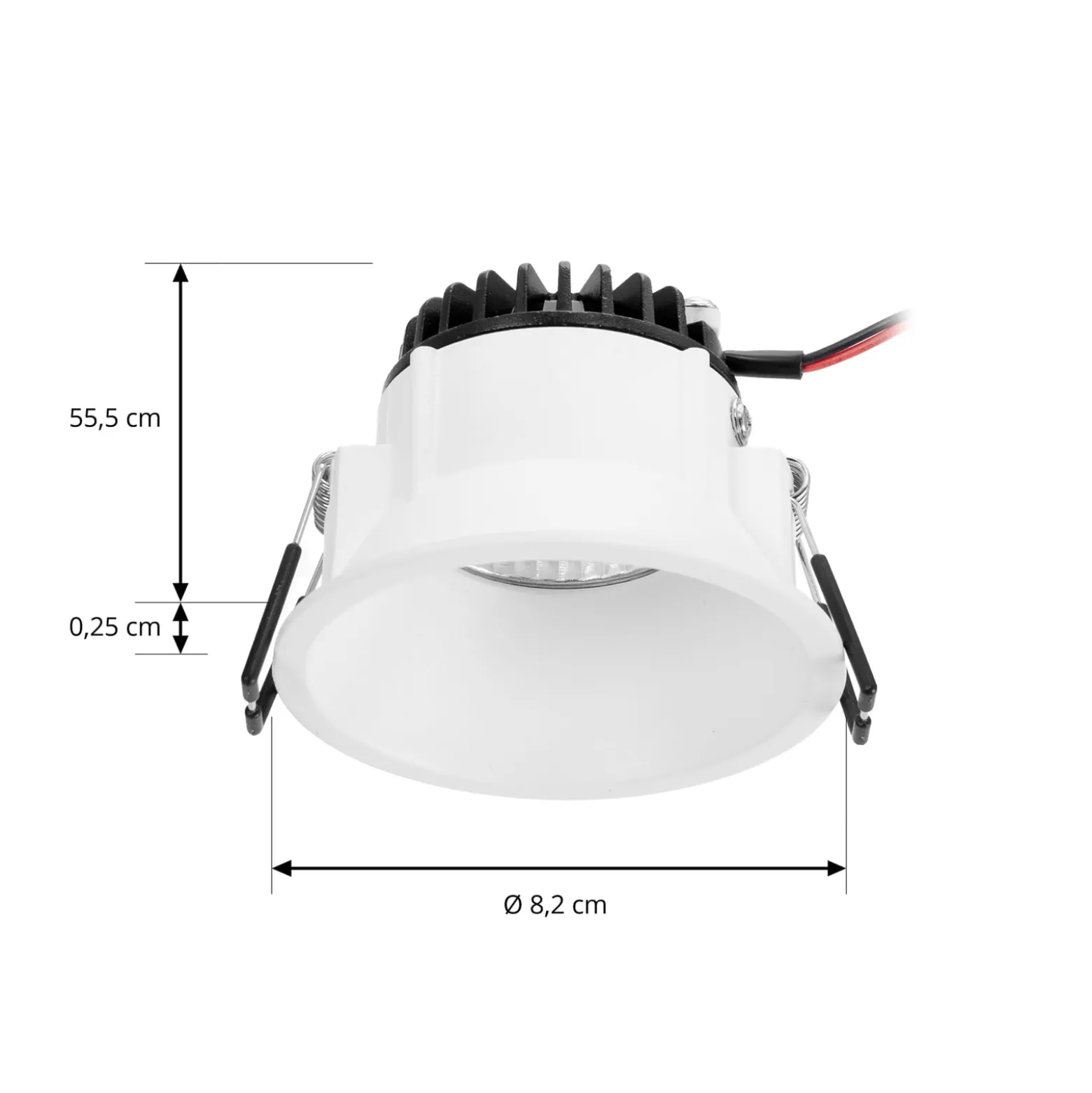Arcchio LED-Downlight Niria weiß, 3.000K