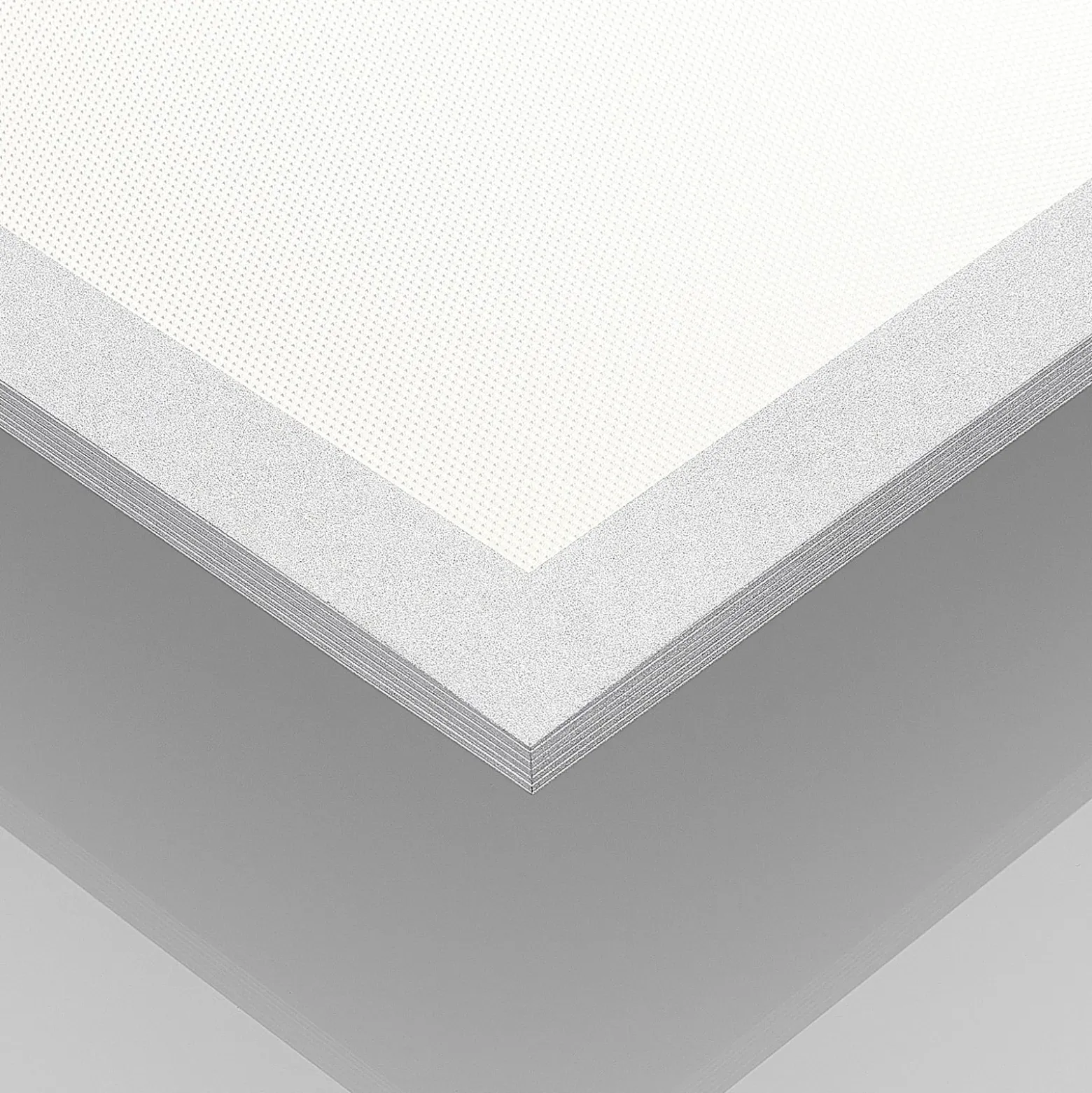 Arcchio LED-Panel Lyndra, 40 cm, silber, Alu, dimmbar, CCT