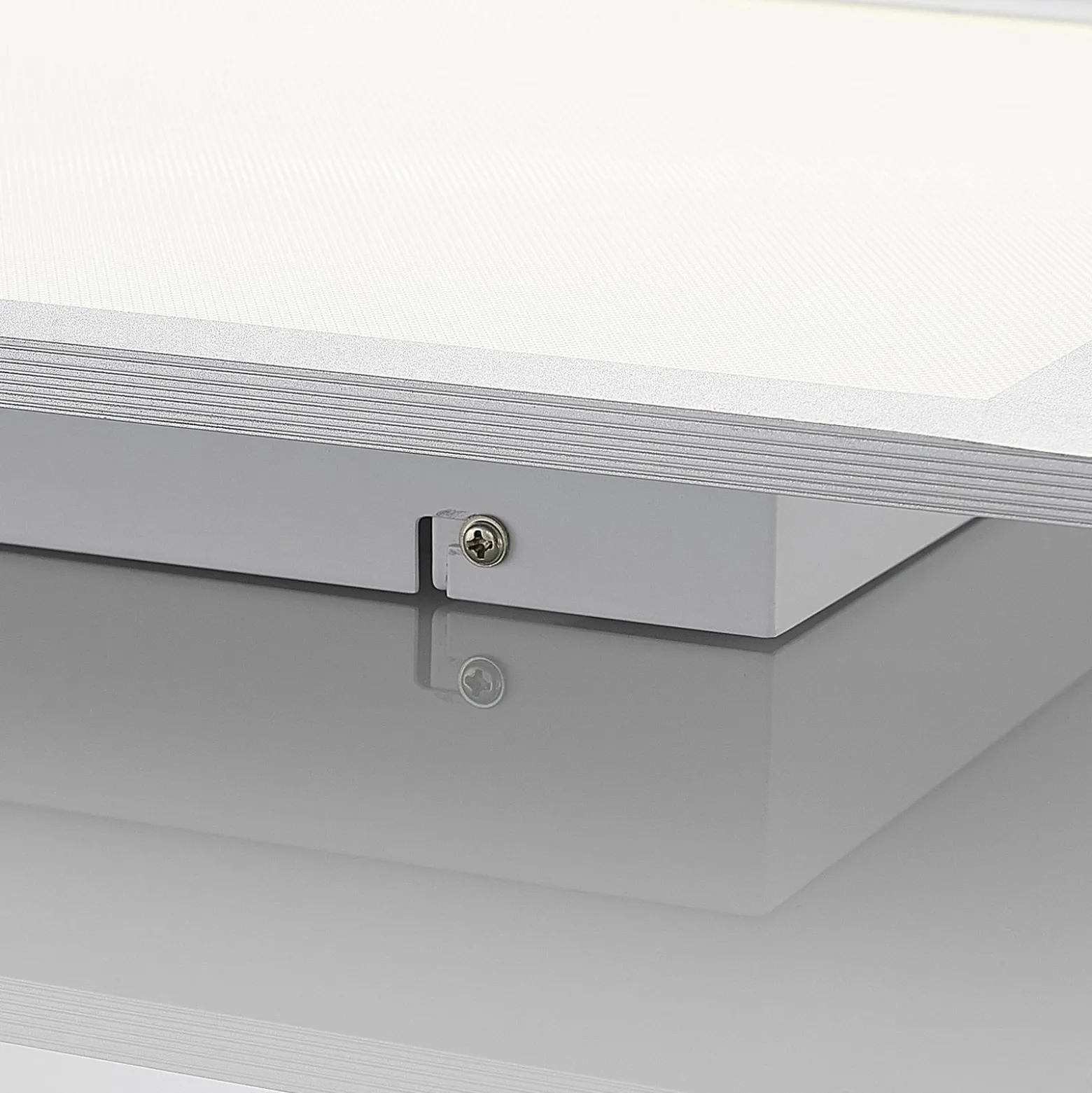 Arcchio LED-Panel Lyndra, 40 cm, silber, Alu, dimmbar, CCT