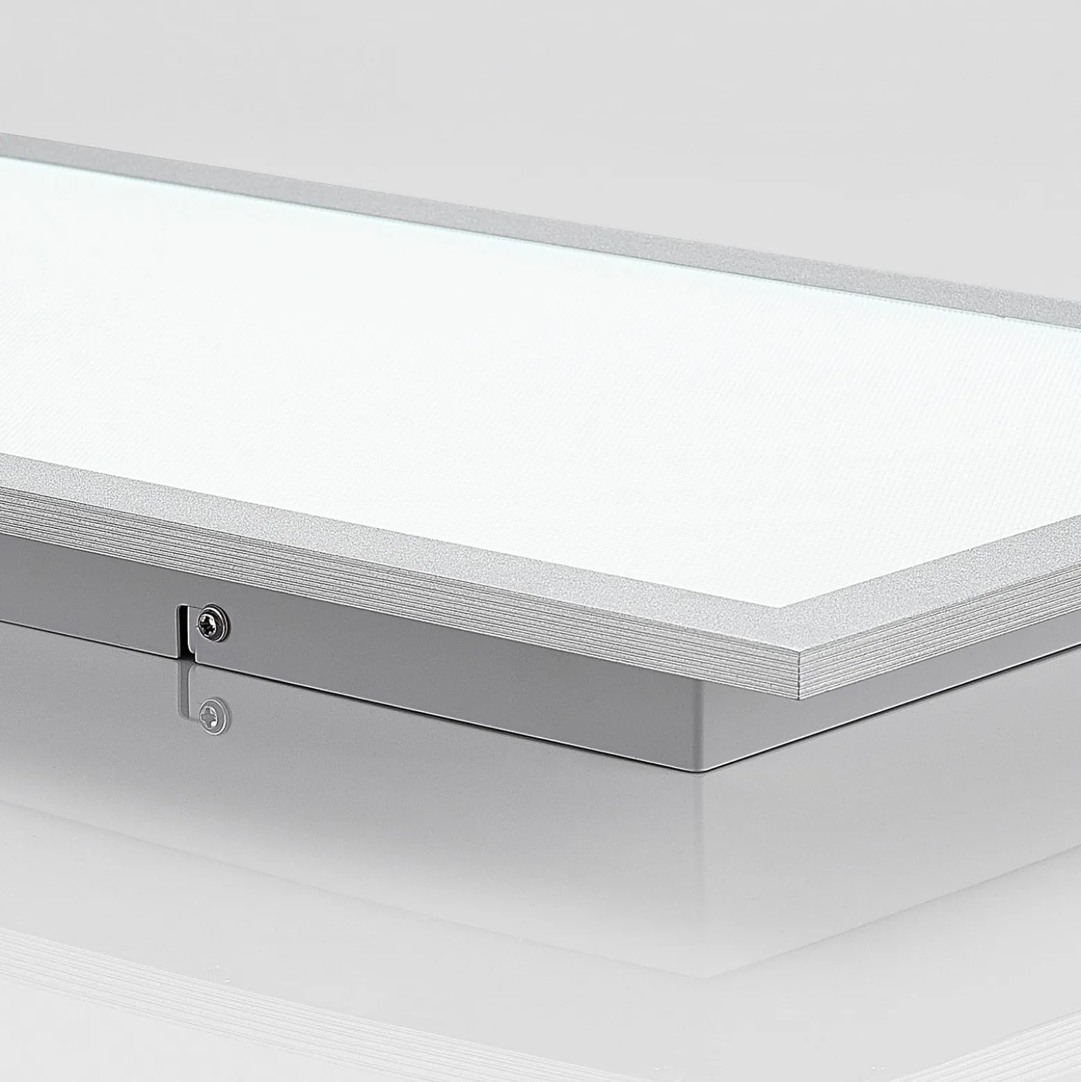 Arcchio LED-Panel Lyndra, 80 cm, silber, Alu, dimmbar, CCT
