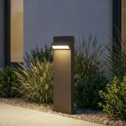 Arcchio LED-Wegeleuchte Vonar, Höhe 50 cm, anthrazit