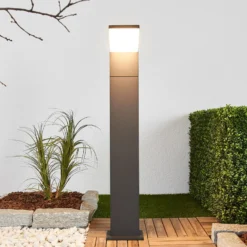 Arcchio LED-Wegeleuchte Yolena, 100 cm, anthrazit, Alu