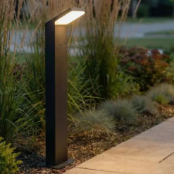 Arcchio LED-Wegeleuchte Yolena, 100 cm, anthrazit, Alu
