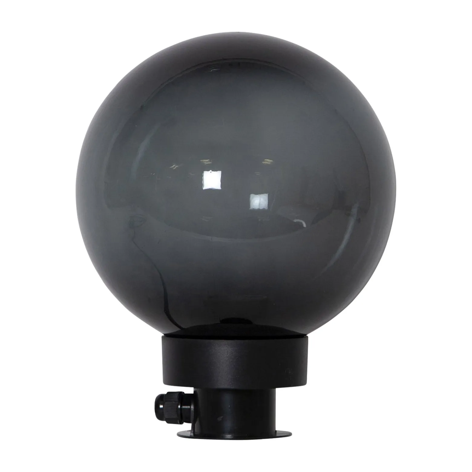 Außen-Dekorationskugel Orby in schwarz, Ø 20 cm