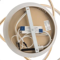 Barna - eine golden gestaltete LED-Deckenlampe