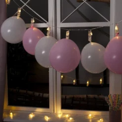 Batteriebetr. LED-Foto-Lichterkette Clippy, Timer