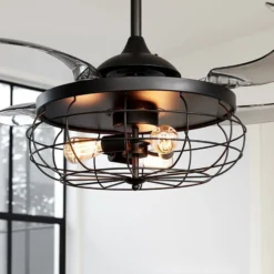 Beacon Deckenventilator Licht Fanaway Industri schwarz leise