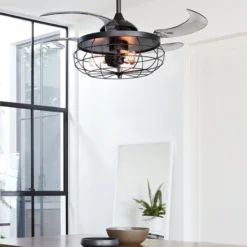 Beacon Deckenventilator Licht Fanaway Industri schwarz leise