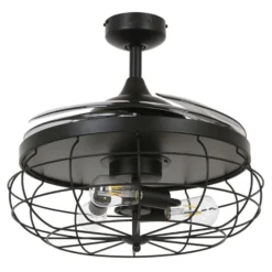 Beacon Deckenventilator Licht Fanaway Industri schwarz leise