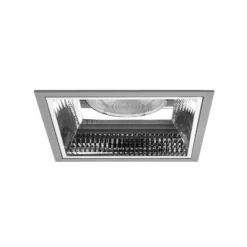 BRUMBERG Apollo Maxi facettiert, eckig, 3.000 K, silber