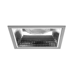 BRUMBERG Apollo Maxi facettiert, eckig, DALI, 3.000K, silber