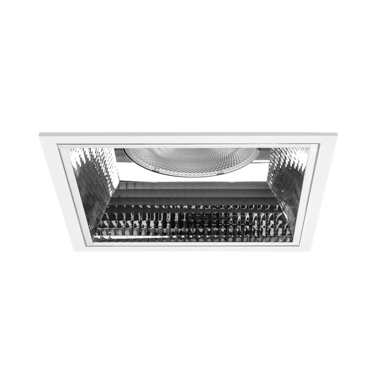 BRUMBERG Apollo Maxi facettiert, eckig, DALI, 4.000K, weiß