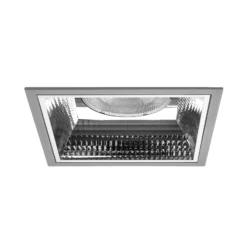 BRUMBERG Apollo Mega, facettiert, eckig, 4.000 K, silber
