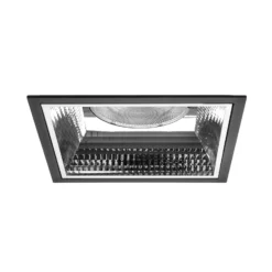 BRUMBERG Apollo Mega, facettiert, eckig, 4.000 K, schwarz