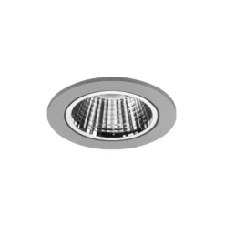 BRUMBERG Apollo Micro, facettiert, rund, 3.000 K, silber