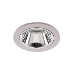 BRUMBERG Apollo Micro, glatt, rund, DALI, 3.500 K, silber