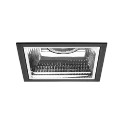 BRUMBERG Apollo Midi, facettiert, eckig, 3.000 K, schwarz