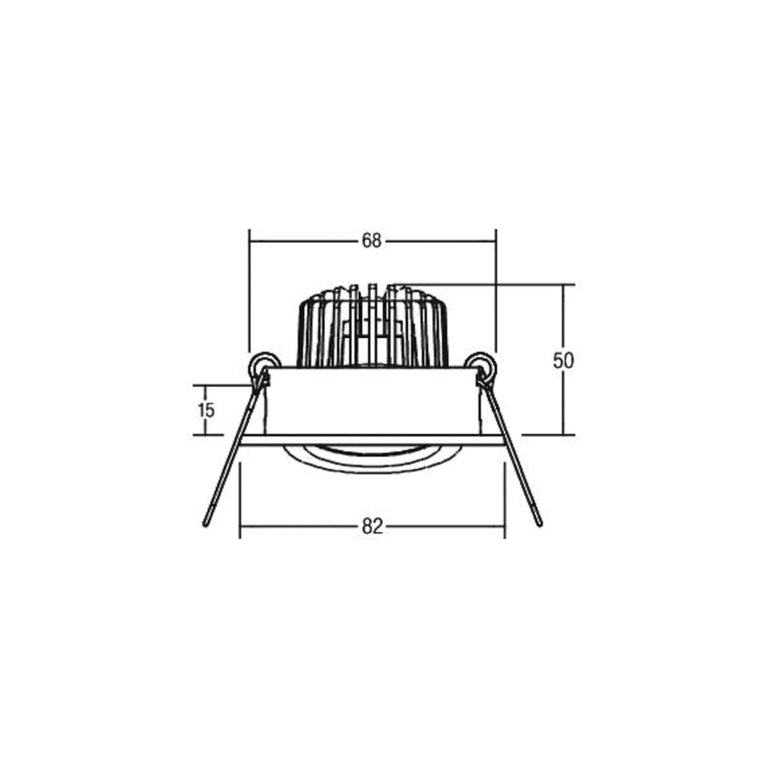 BRUMBERG BB18 dim2wam RC Anschlussbox strukturweiß