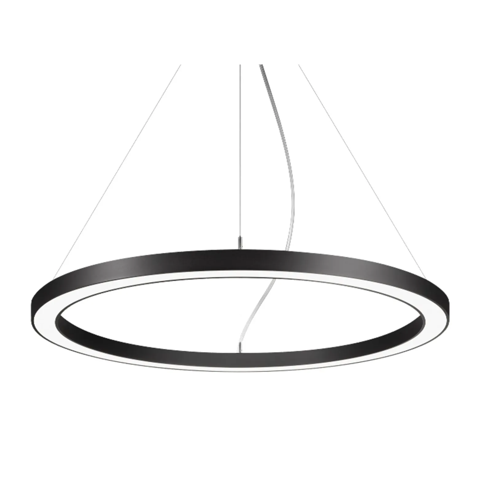 BRUMBERG Biro Circle Ring5 Ø 60 cm up/down DALI schwarz 830