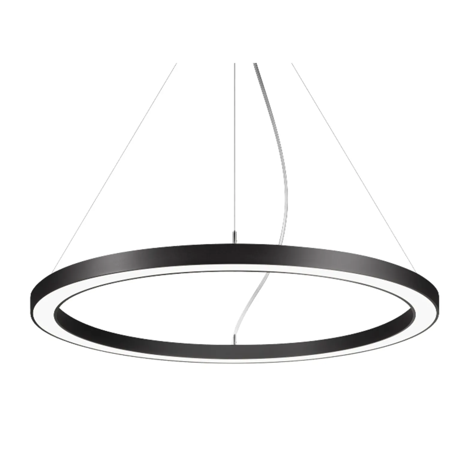 BRUMBERG Biro Circle Ring5 Ø 60 cm up/down DALI schwarz 840