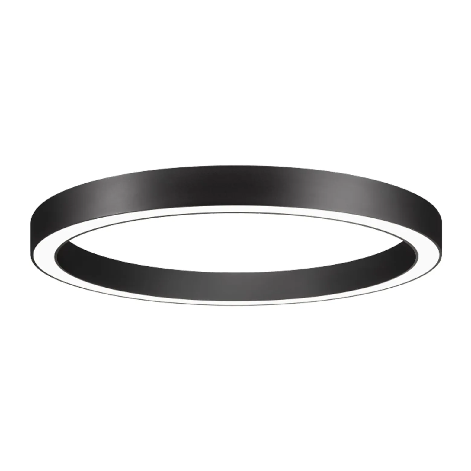 BRUMBERG Biro Circle Ring Ø 60cm, 40 W, on/off, schwarz, 830