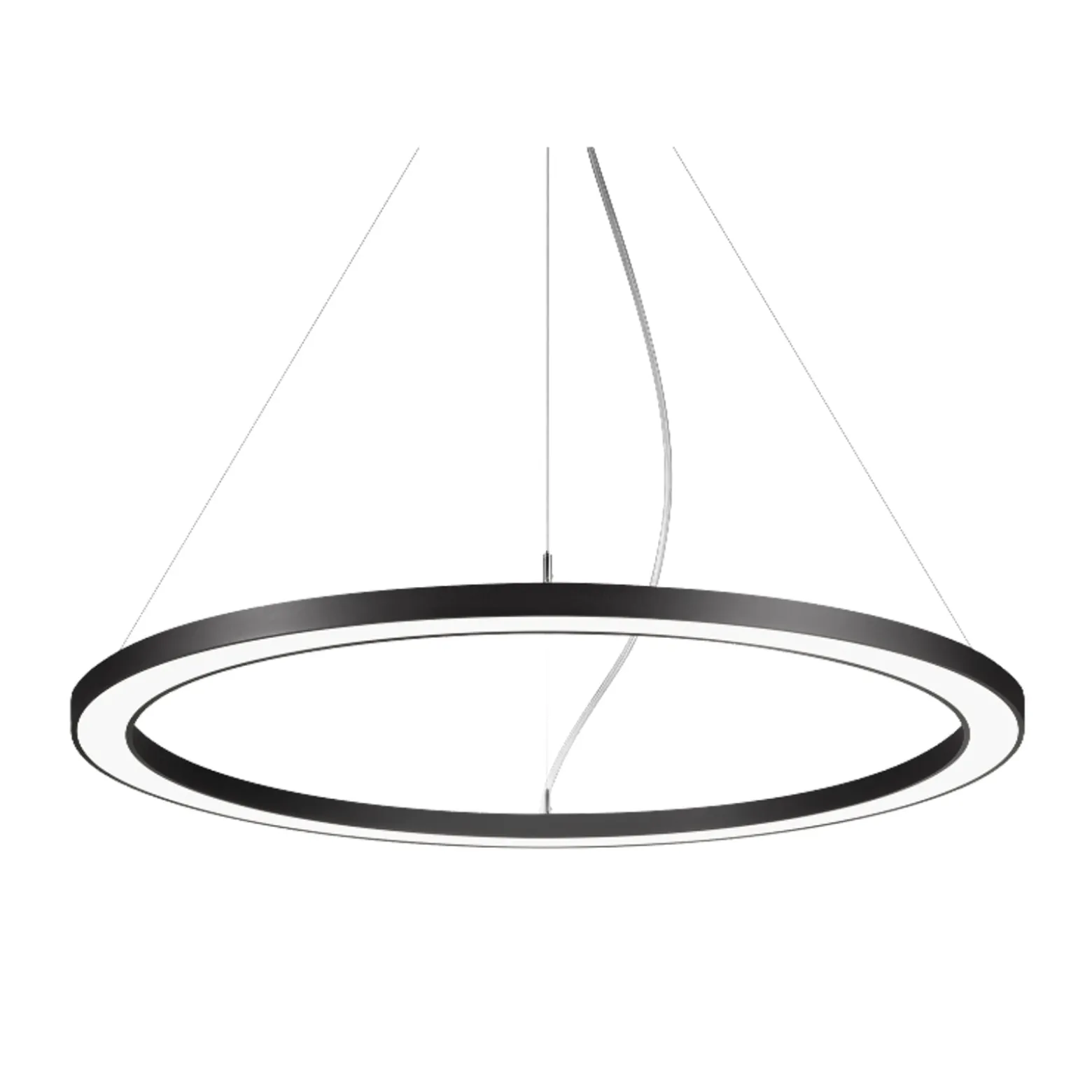BRUMBERG Biro Circle Ring3,5 direkt 45cm on/off schwarz 840