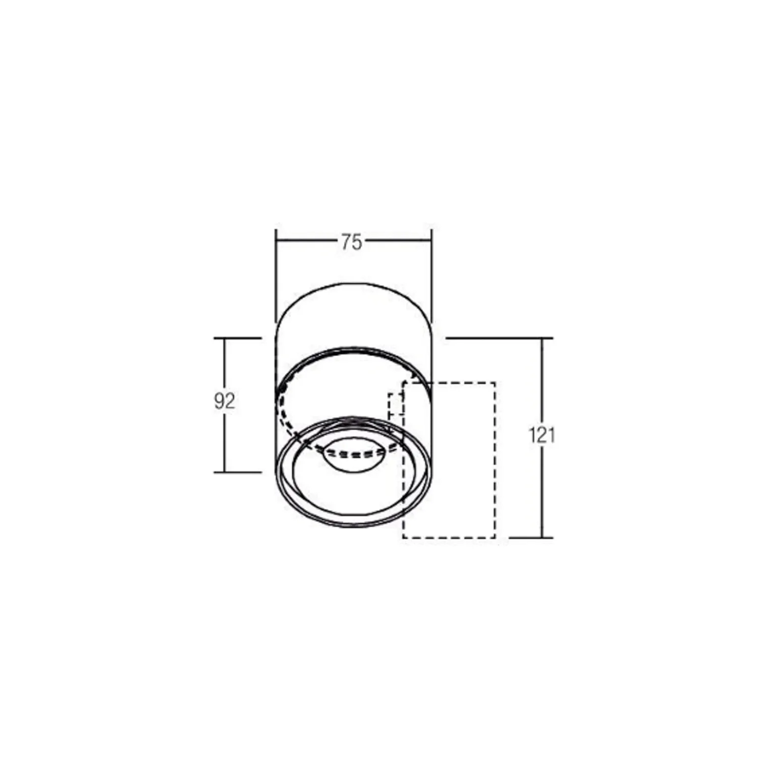 BRUMBERG LED-Deckenstrahler Circle Mini, Ø 7,5 cm, weiß