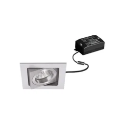 BRUMBERG LED-Einbauspot Abran, alu matt, schwenkbar