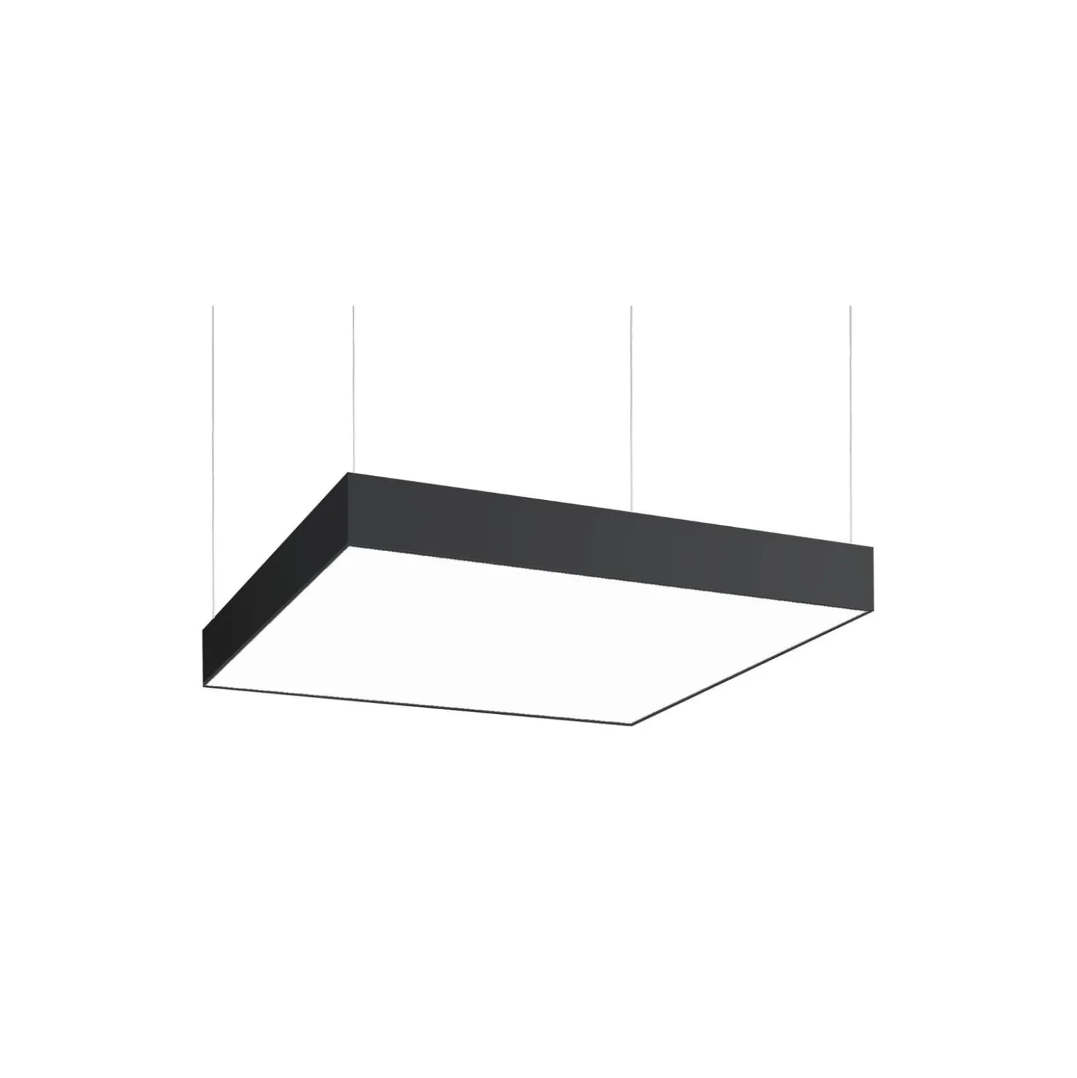 BRUMBERG LED-Hängeleuchte Biro Square on/off, schwarz, 4000K