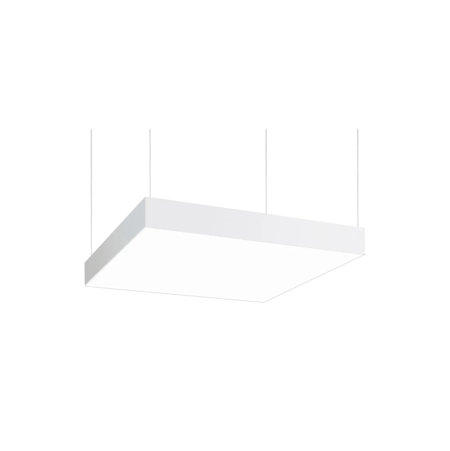 BRUMBERG LED-Pendel Biro Square, DALI dimmbar, weiß, 4.000 K