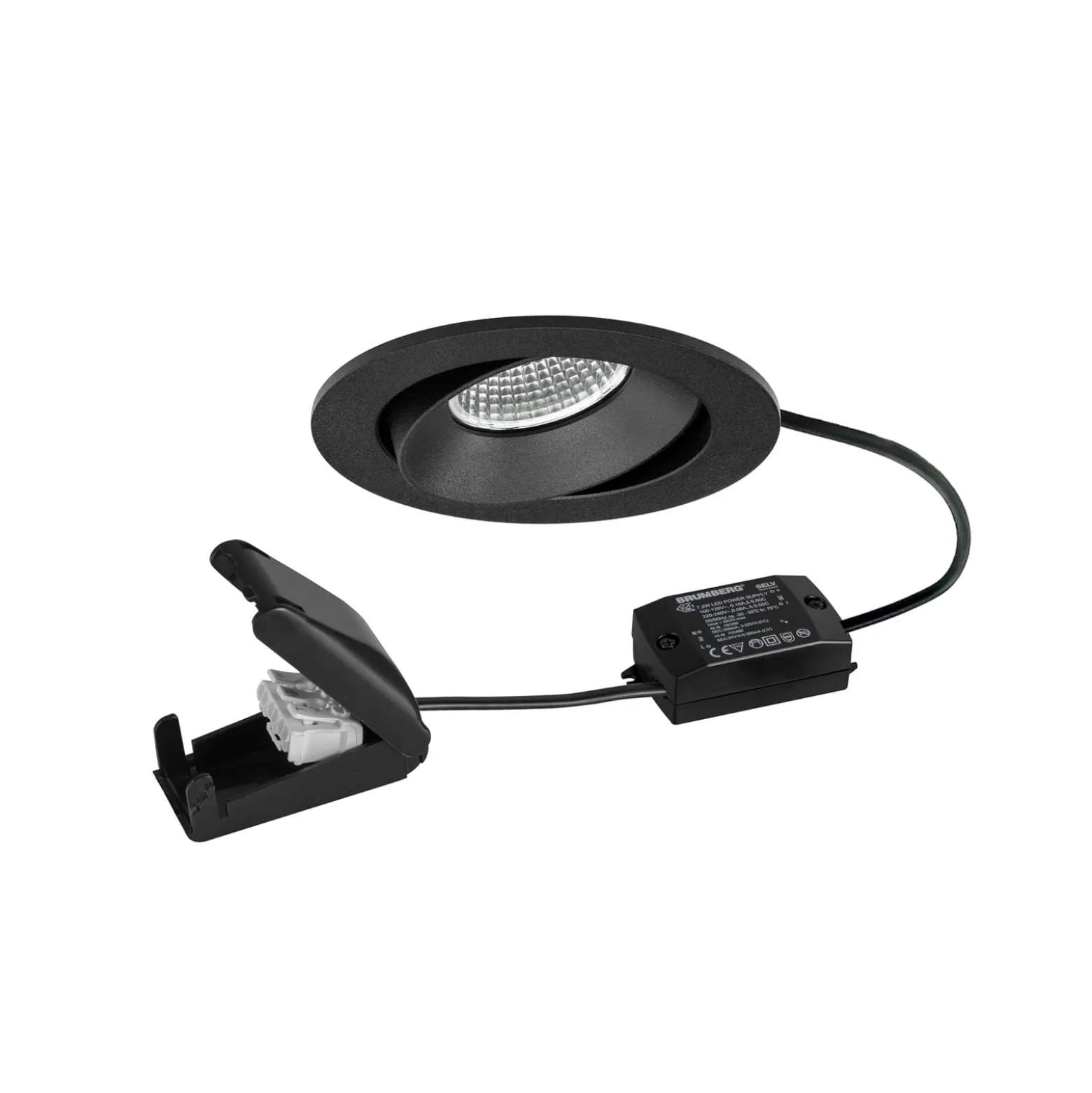 BRUMBERG LED-Spot BB35 on/off Anschlussbox strukturschwarz