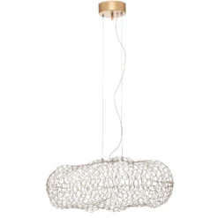 By Rydéns Hayden LED-Hängeleuchte, gold, 76 cm