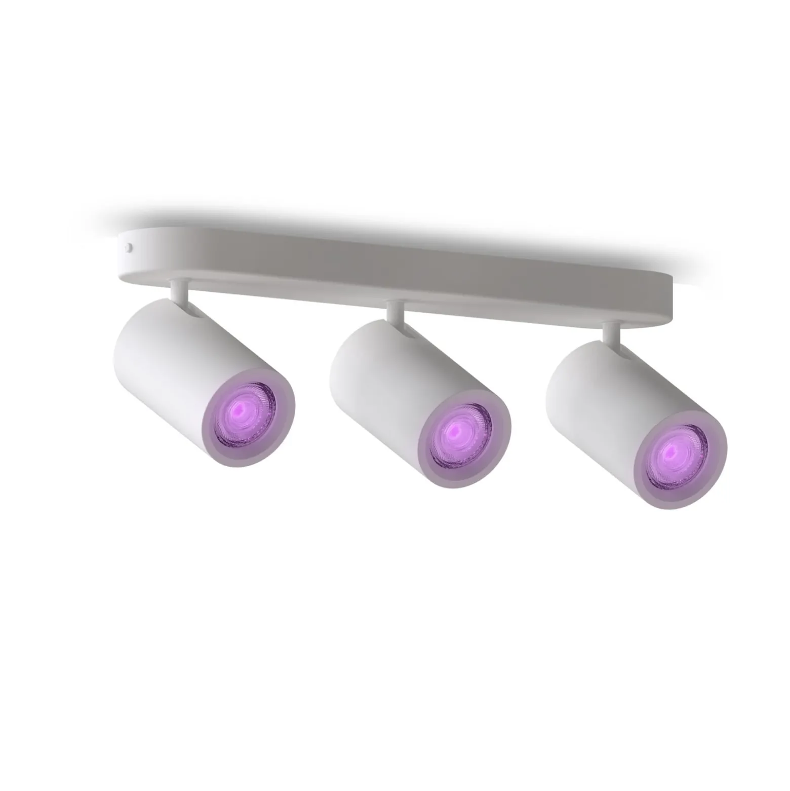 Calex Smart Deckenspot weiß Länge 37 cm 3-flg. GU10-LED RGBW