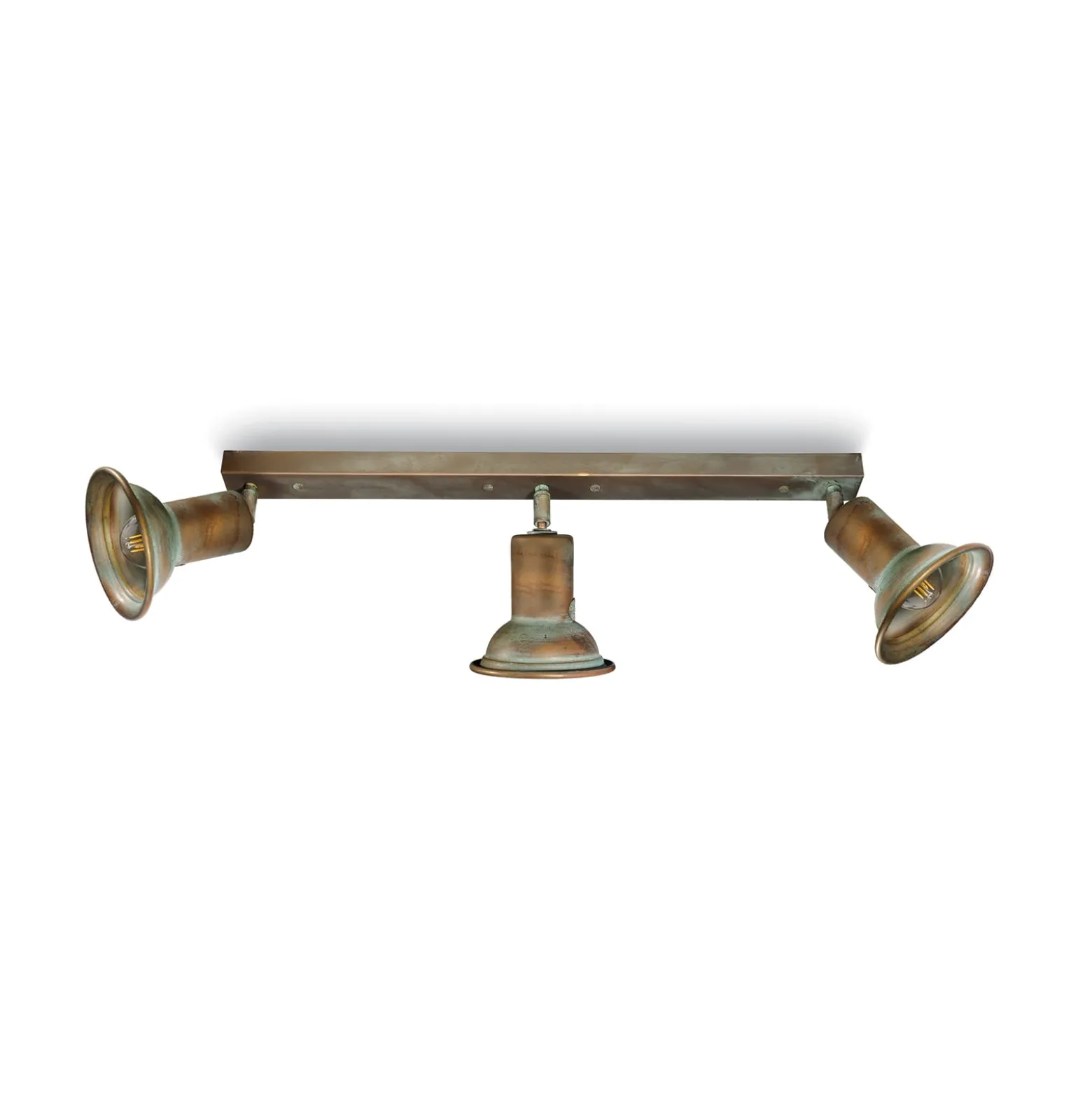 Deckenlampe Genziana 1421.E27, 3-flg messing antik