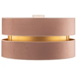 Deckenlampe Golden Duo Ø 60cm hellrosa/gold