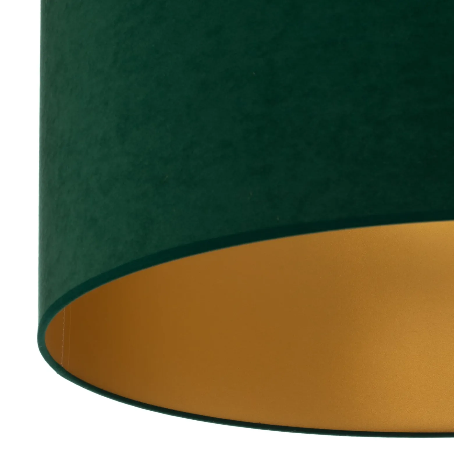 Deckenlampe Golden Roller Ø 60cm dunkelgrün/gold