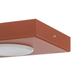 Deckenlampe Hero, rot, 55 x 12 cm, 3-fl., Metall, GX53