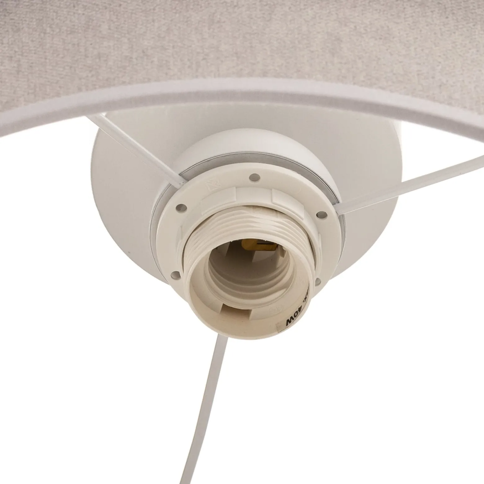 Deckenlampe Pastell Trio Ø 45cm pink/grau/hellgrau