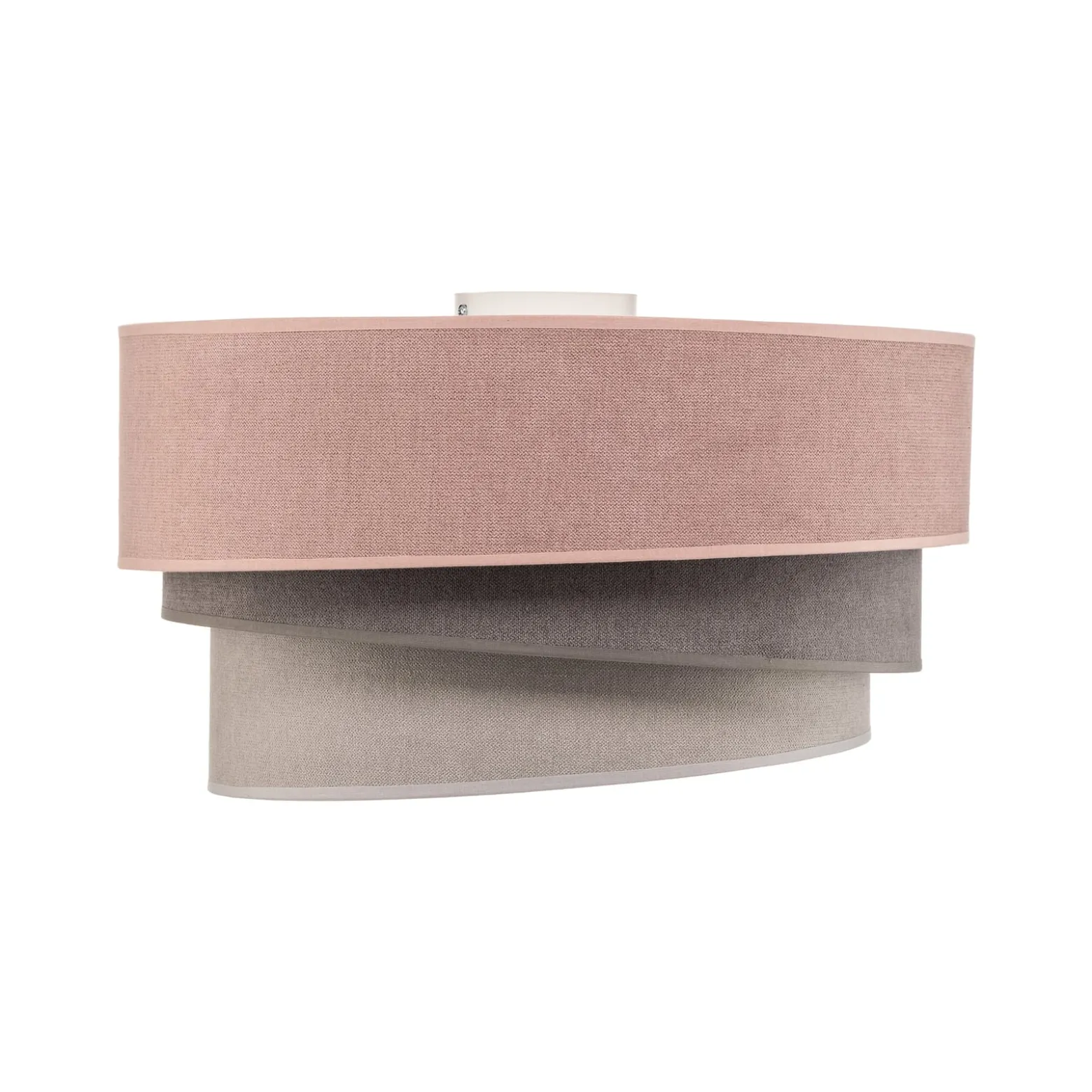 Deckenlampe Pastell Trio Ø 45cm pink/grau/hellgrau