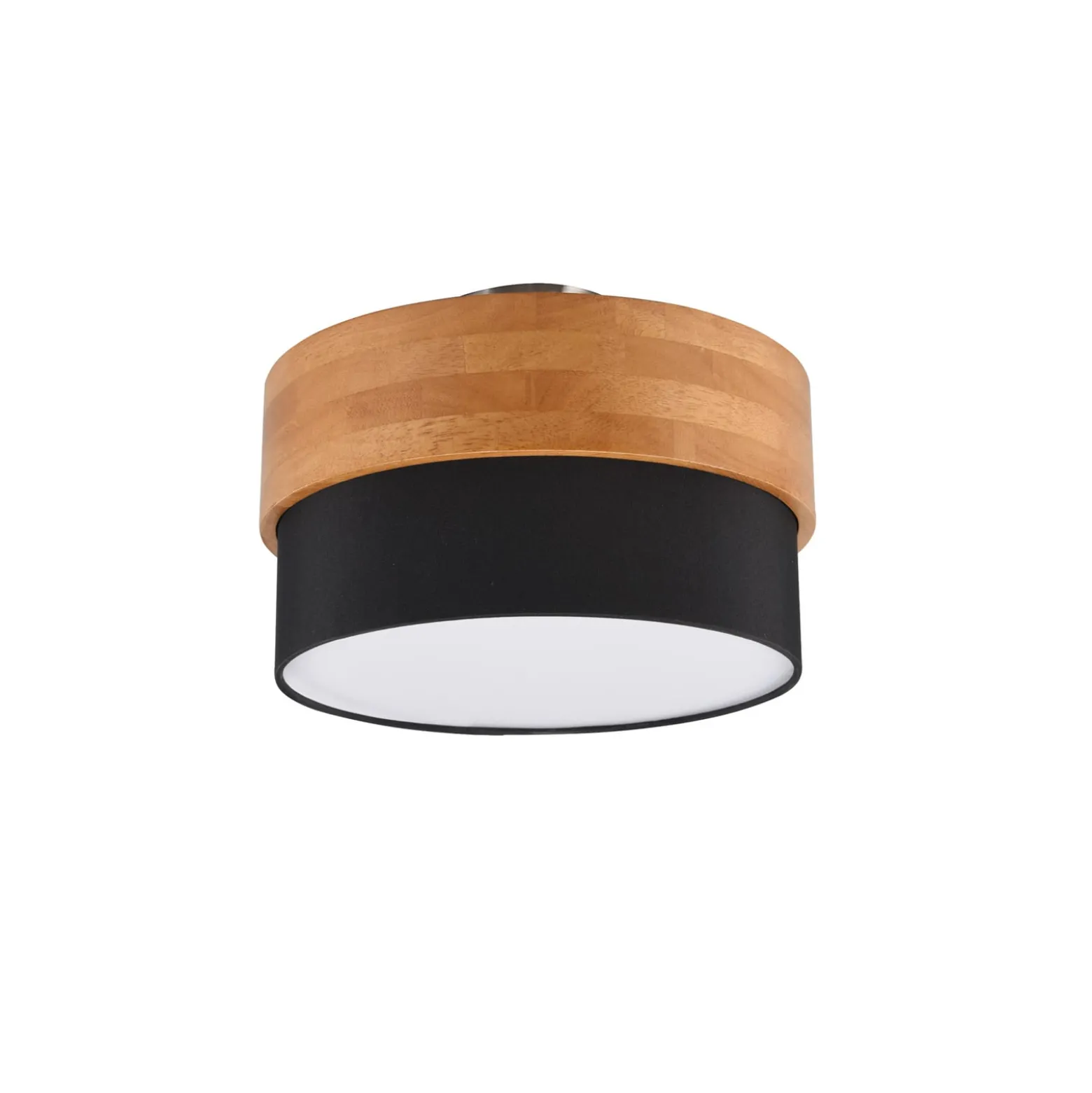 Deckenlampe Seasons, holz/schwarz Ø 30 cm