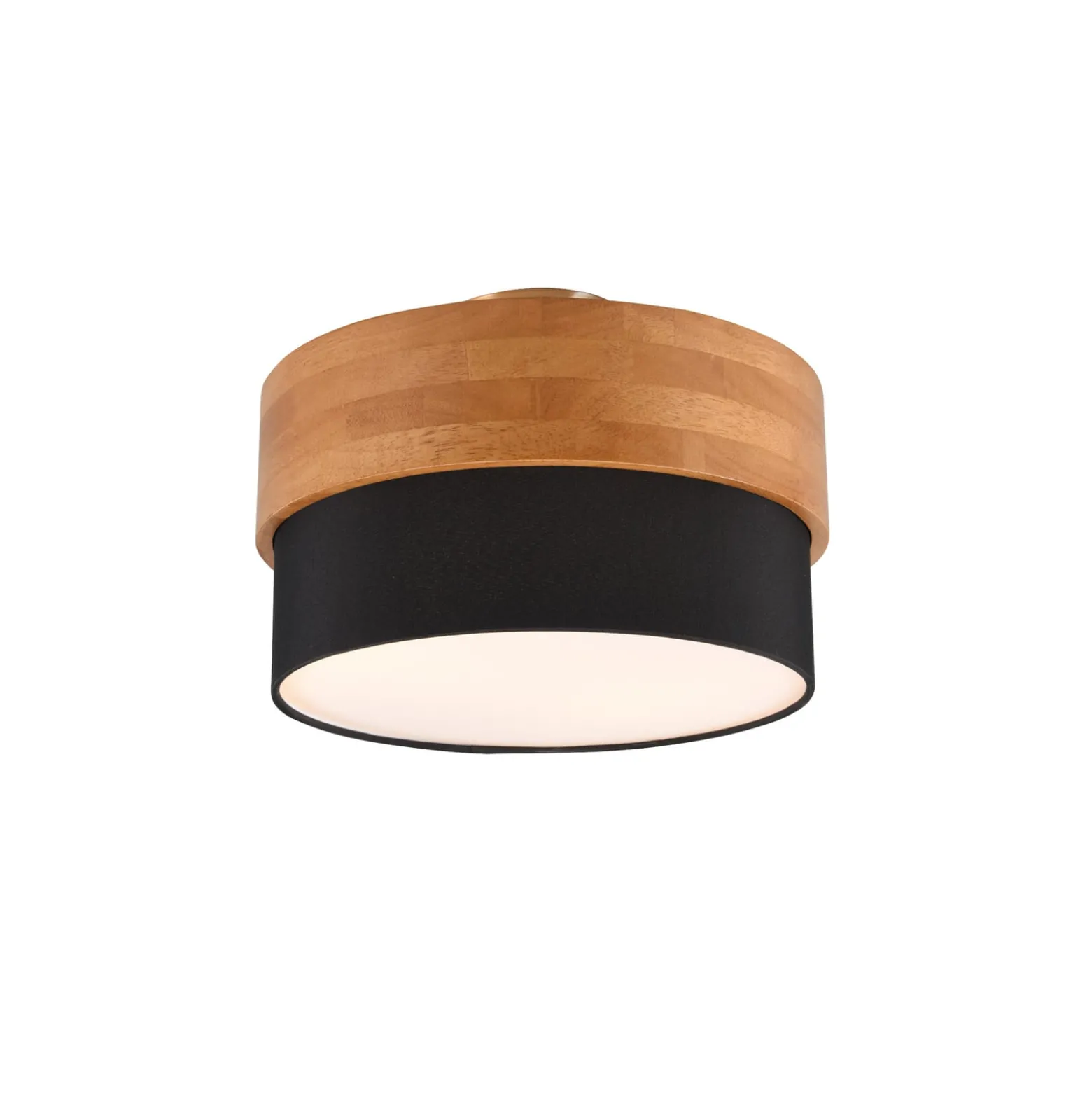 Deckenlampe Seasons, holz/schwarz Ø 30 cm