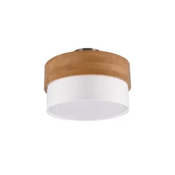 Deckenlampe Seasons, holz/weiß Ø 30 cm