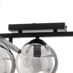 Deckenlampe Smart, schwarz/grafit, 3-flammig