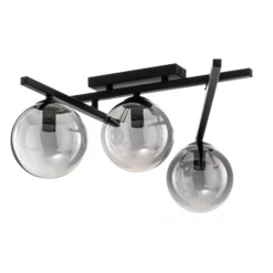 Deckenlampe Smart, schwarz/grafit, 3-flammig