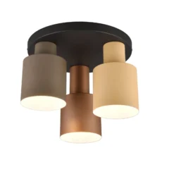 Deckenleuchte Agudo, multicolor, 3-flammig Rondell
