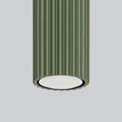 Deckenleuchte ALORA, olivgrün, Ø 7 cm, Metall, GU10